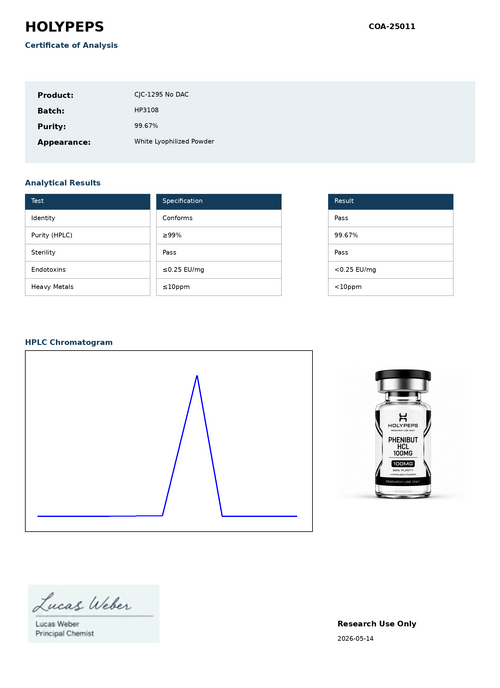CJC-1295 No DAC 100MG - Natural Growth Enhancement