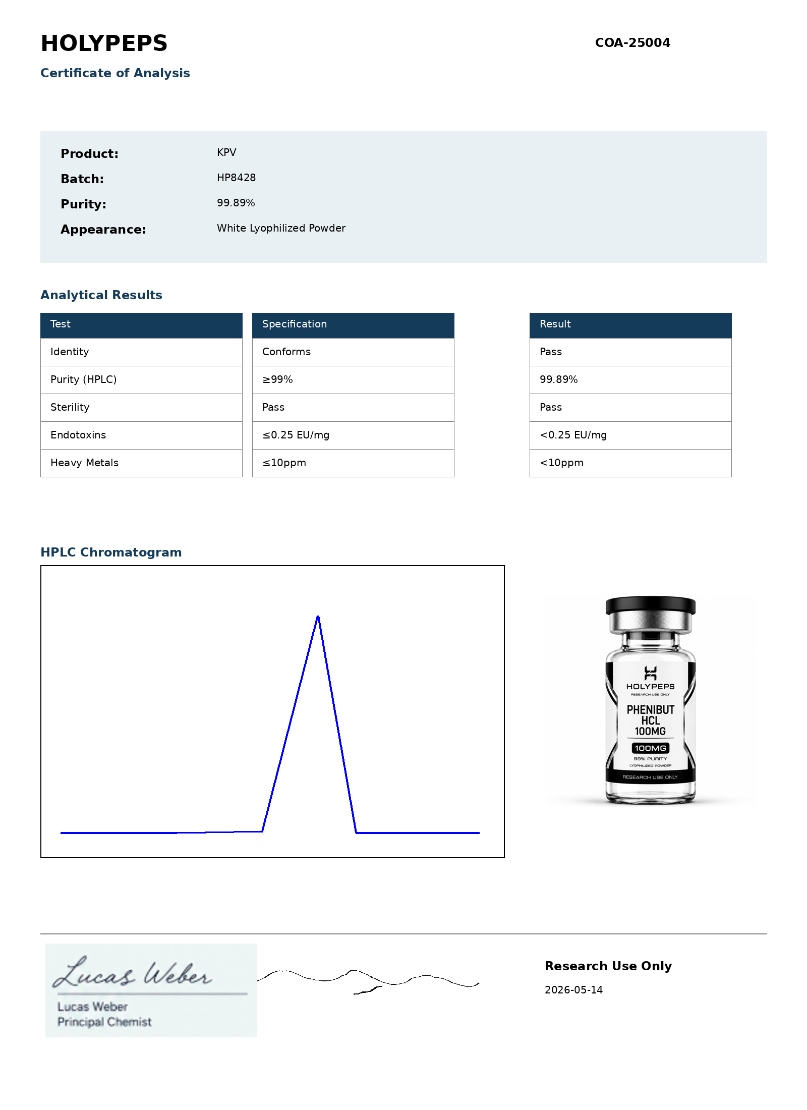 KPV 100MG - Gut Recovery Enhancement